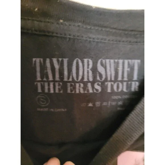 Taylor Swift Eras Tour Concert Tee Tshirt S Black Music Swiftie Swifty - Picture 3 of 4